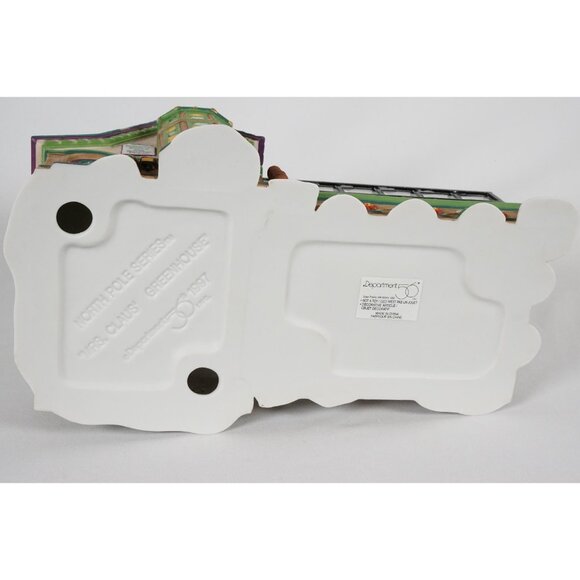 Department 56 Mrs. Claus' Greenhouse #56395 North Pole Lighted Building w/ Box - Picture 7 of 12